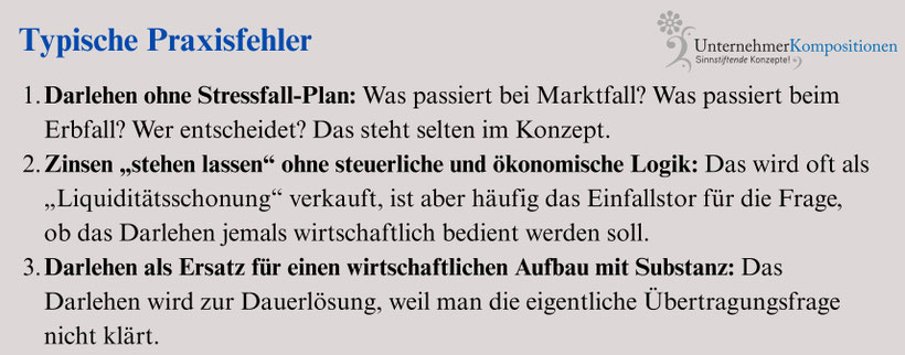 Praxisfehler bei der Gestaltung eines Darlehens an eine Liechtensteiner Familienstiftung