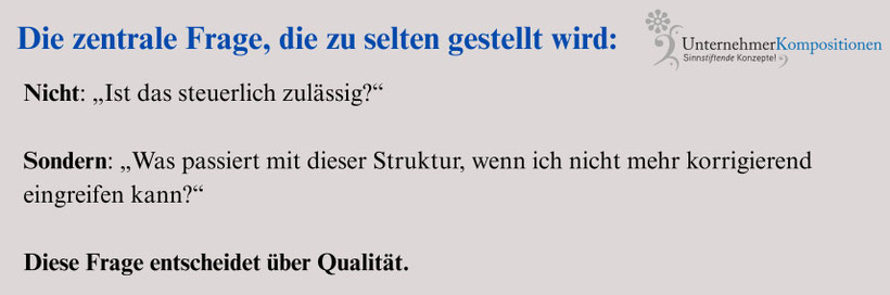 Darlehen an Familienstiftung Liechtenstein - die zentrale Frage