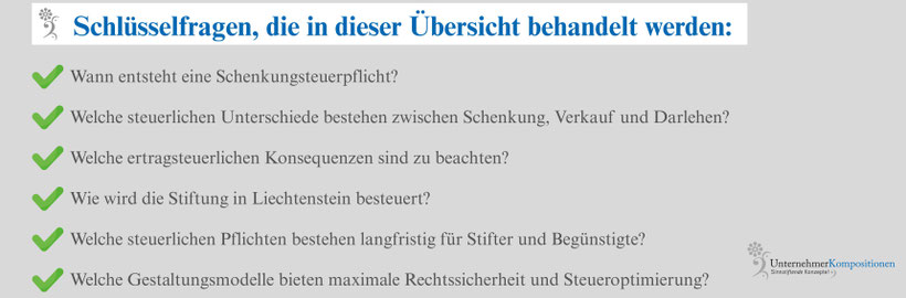 Mit einer Liechtensteiner Familienstiftung schützen Sie Ihr Vermögen.