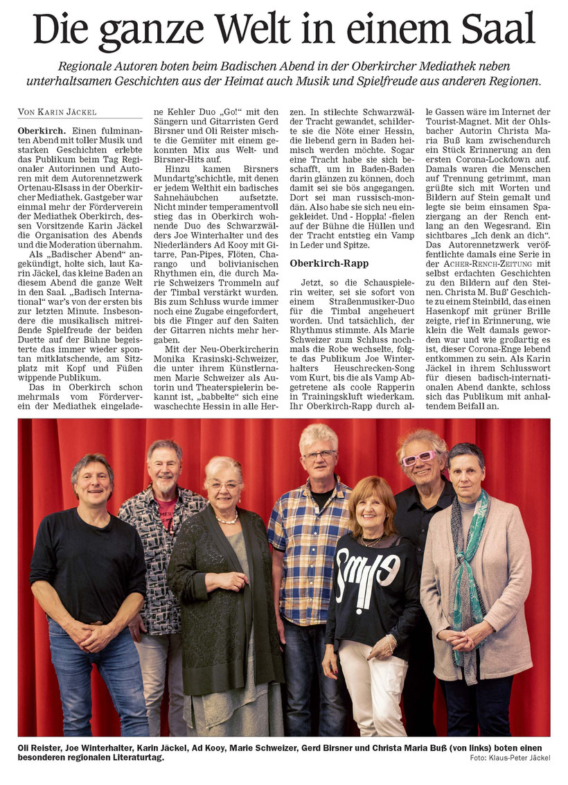 MiBa, Acher-Rench-Zeitung, 28.10.2024
