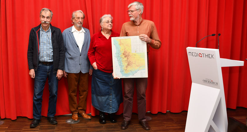 von links: Wilfried Trapp, Helmut Hannig, Karin Jäckel, Detlef Spötter - Foto: Klaus-Peter Jäckel