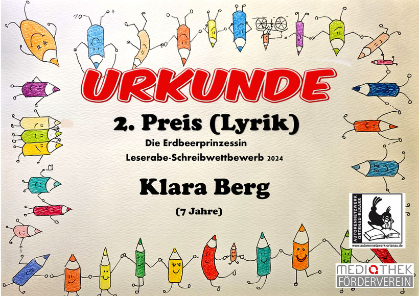 Alle Rechte am Bild der Buntstiftkette bei Annemone Ackermann