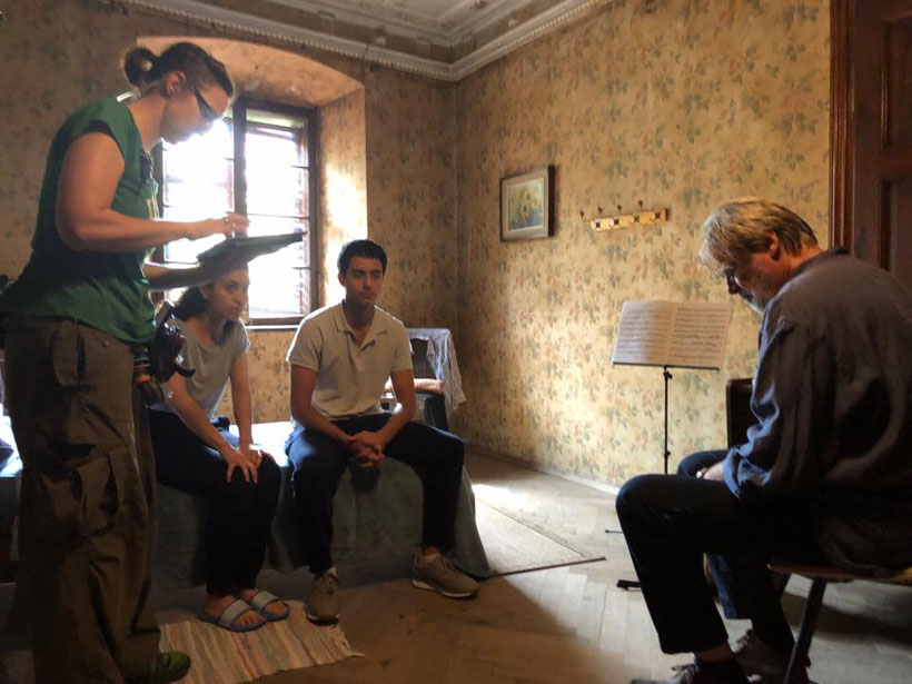 Foto: CCC-Film Berlin - Einstimmen der Schauspieler auf die bevorstehenden Dreharbeiten