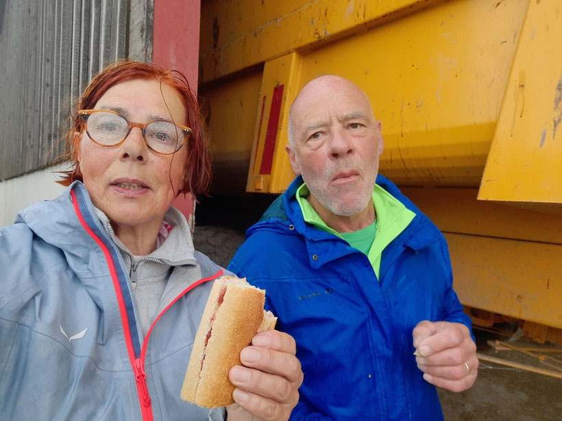 Pause im Regen