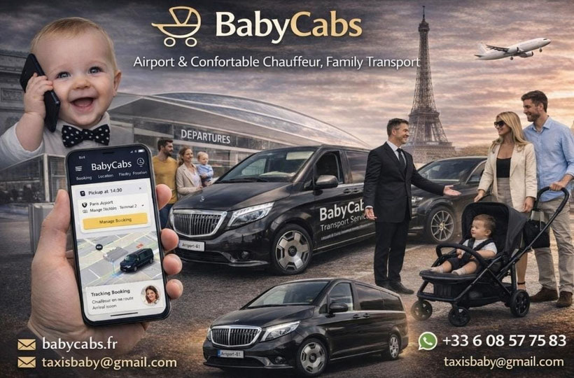 Book a Taxi with Baby Seat in Paris