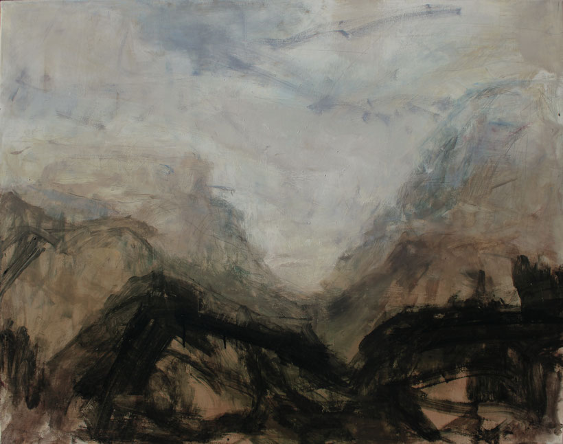 Acrylique-encre-mine graphite sur toile -2023