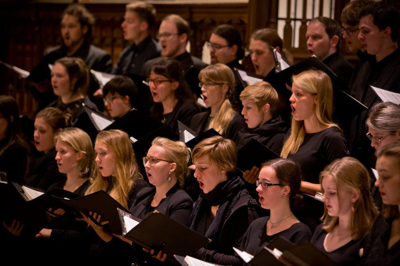 Der Sächsische Kammerchor in der Thomaskirche Leipzig