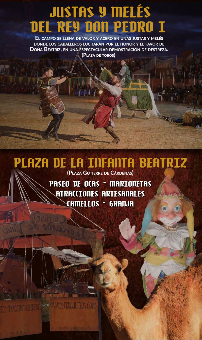 Programa de las Cronicas del Rey Don Pedro en Torrijos