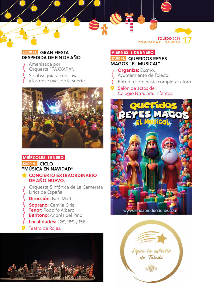 Programa de la Navidad en Toledo