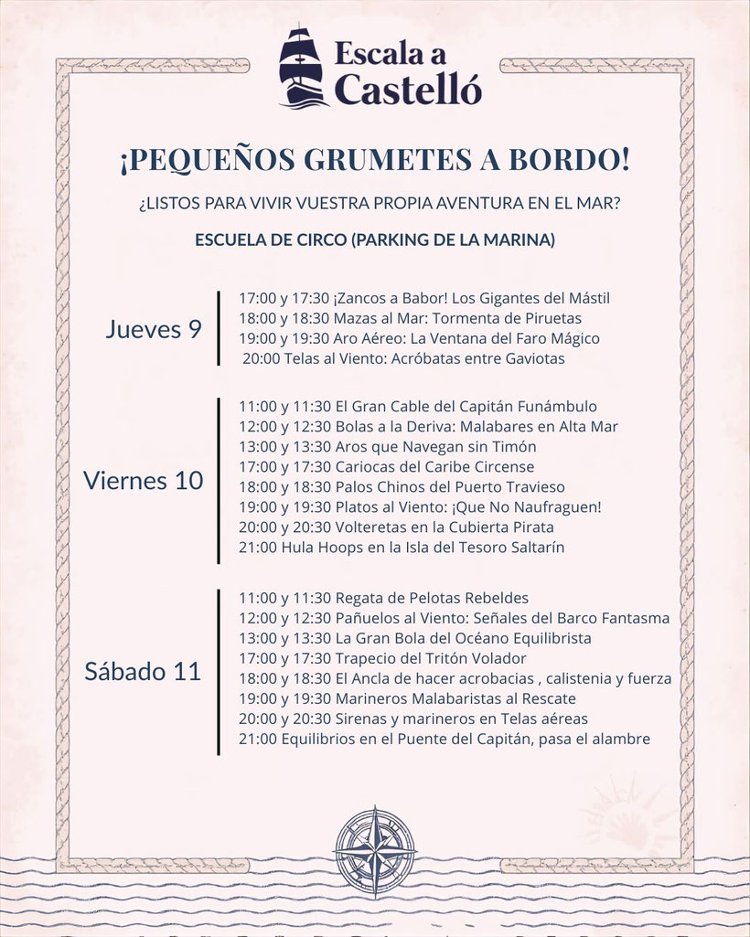 Programa de Escala a Castellon