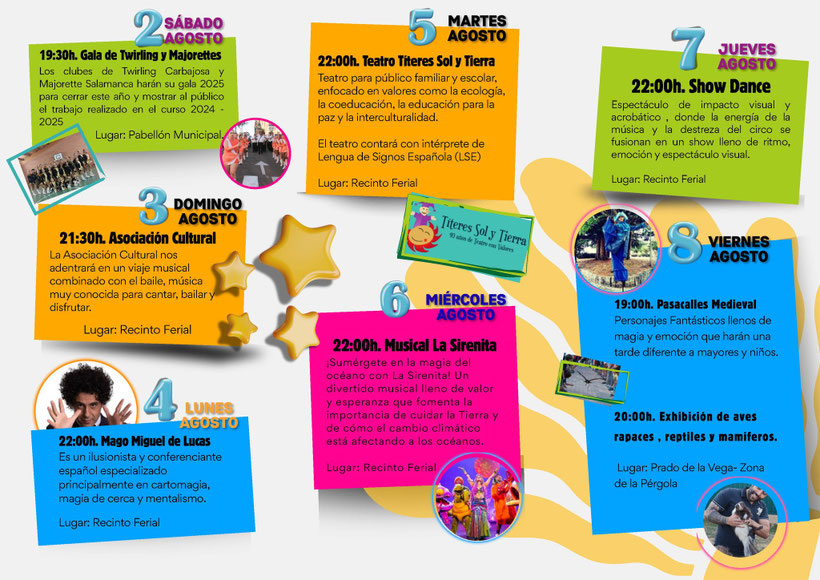 Programa del Mercado Medieval de Carbajosa de la Sagrada