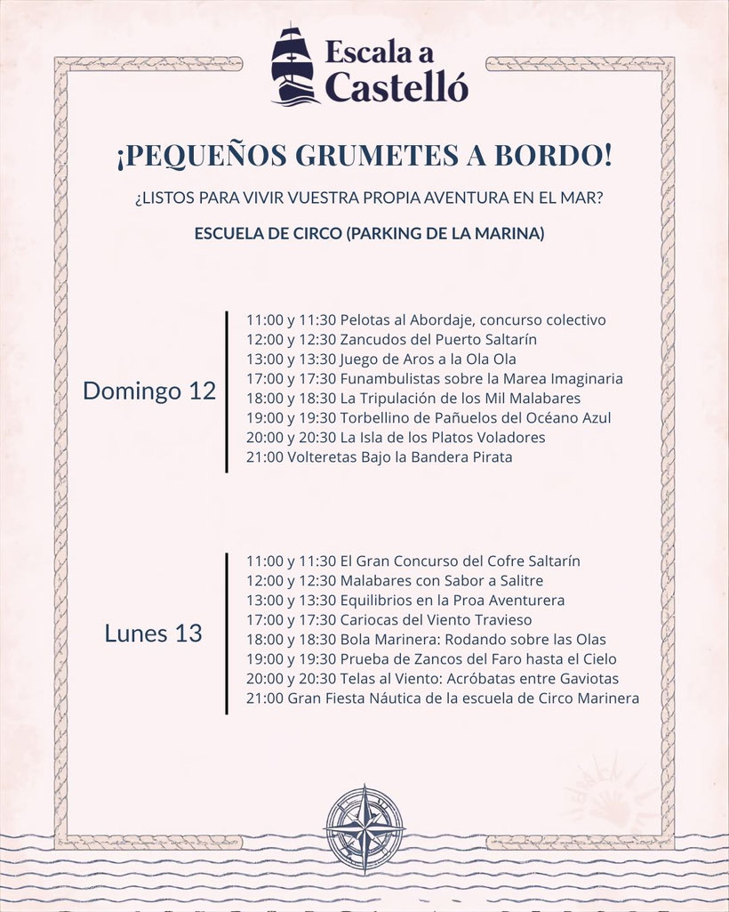 Programa de Escala a Castellon