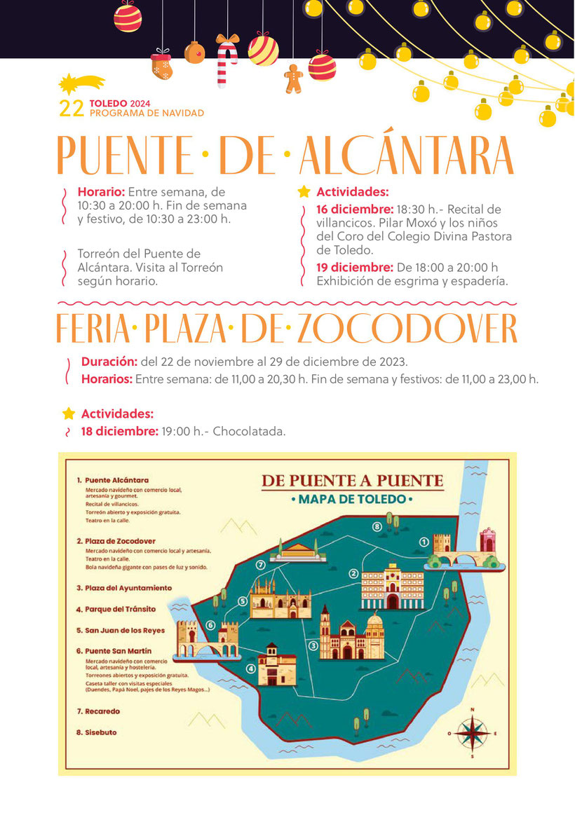 Programa de la Navidad en Toledo