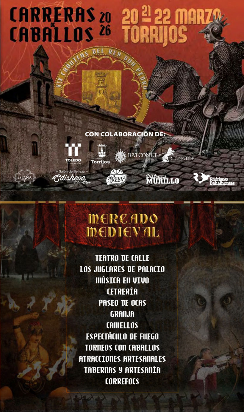 Programa de las Cronicas del Rey Don Pedro en Torrijos