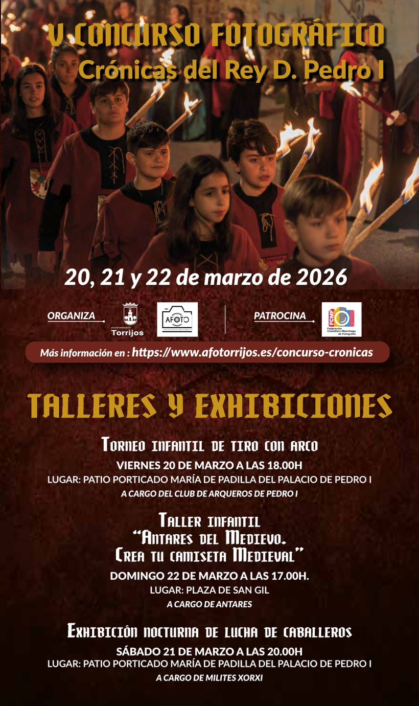 Programa de las Cronicas del Rey Don Pedro en Torrijos