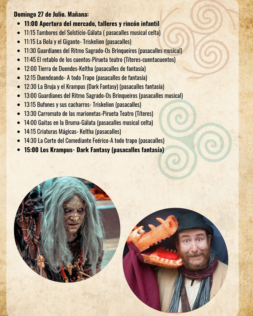 Programa de la Feira Celta de Porto do Son