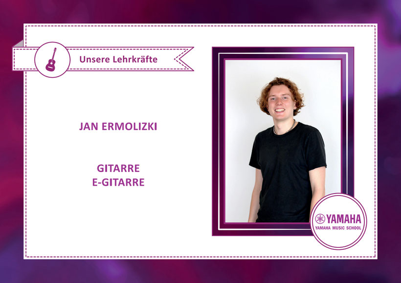 05_Lehrkräfte Jan Ermolizki - Yamaha Musikschule Osnabrück - Yamaha Music School