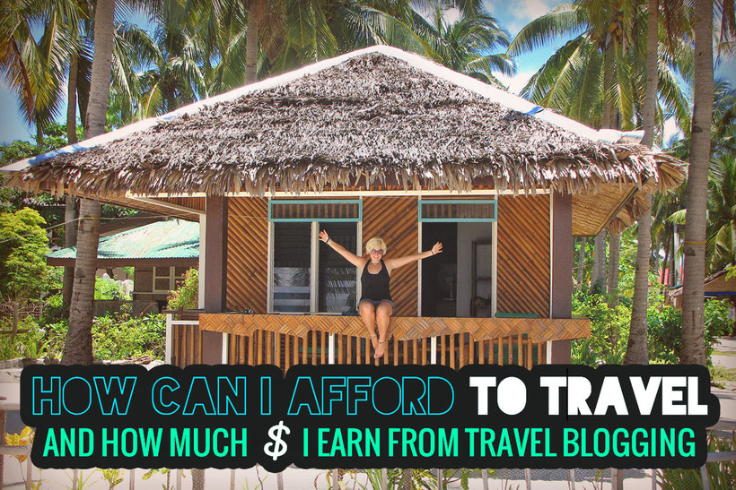 How can I afford to travel and how much money I earn from Travel Blogging © Sabrina Iovino | JustOneWayTicket.com