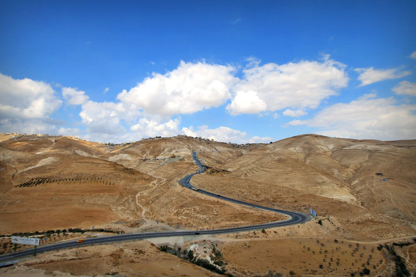 The journey through the West Bank offers some wonderful scenery. © Sabrina Iovino | JustOneWayTicket.com