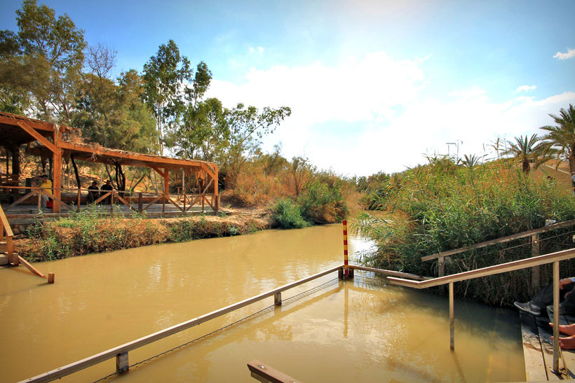 Qasr el Yahud, the ancient baptism site of Jesus on the banks of the Jordan River. © Sabrina Iovino | JustOneWayTicket.com