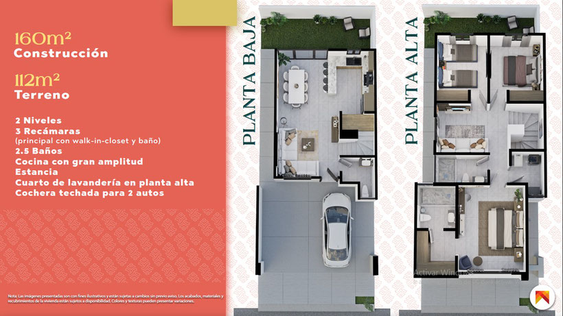 distribucion modelo olivo varenna residencial