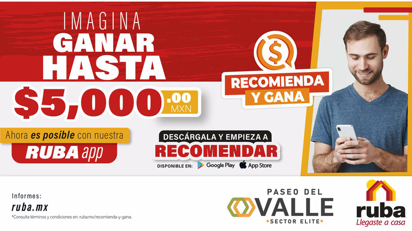 Recomienda y gana paseo del valle