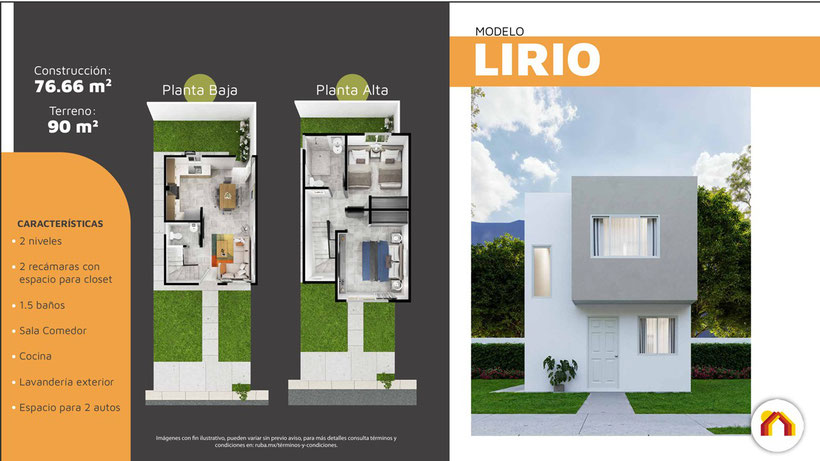 Casa modelo Lirio Paseo del valle Salinas Victoria
