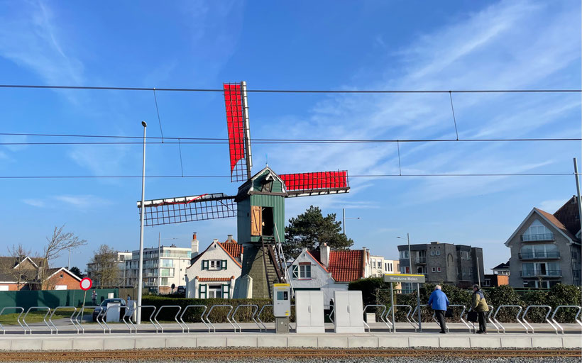Hubert Molen - De Haan-Wenduine TRAM-Haltestelle