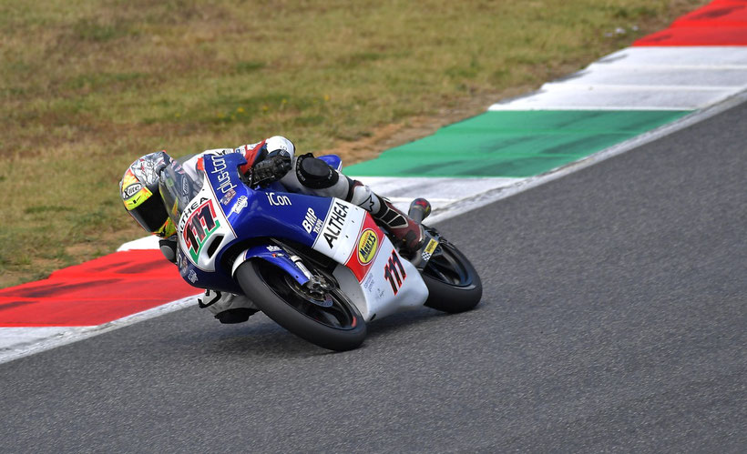 , Civ Moto3: Zannoni (Team MF84) sul podio al Mugello in Gara 2
