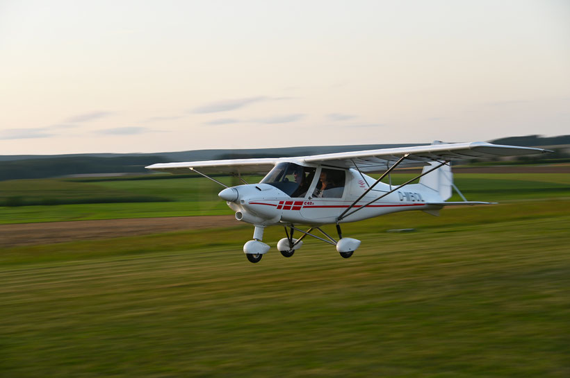 Unser Schulungsflugzeug Comco Ikarus C42b, Baujahr 2019