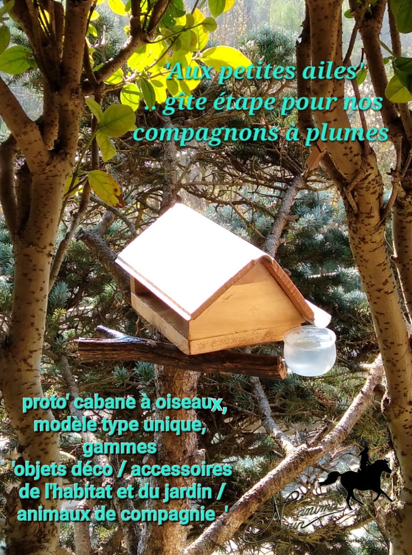 cabane à oiseaux, modèle type unique, N'anima Cuir ©
