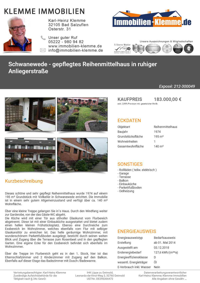 Einfamilienhaus Haus Kaufen In Hauser Hausverkauf Bad Salzuflen