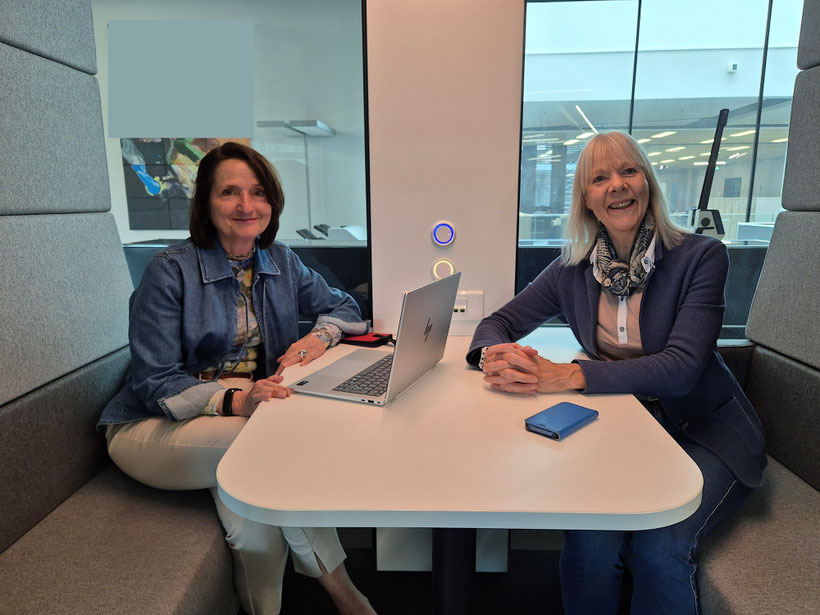 Foto: Gunhild Hinkelmann (rechts) und Prof. Veronika Bellone © Bellone Franchise Consulting GmbH
