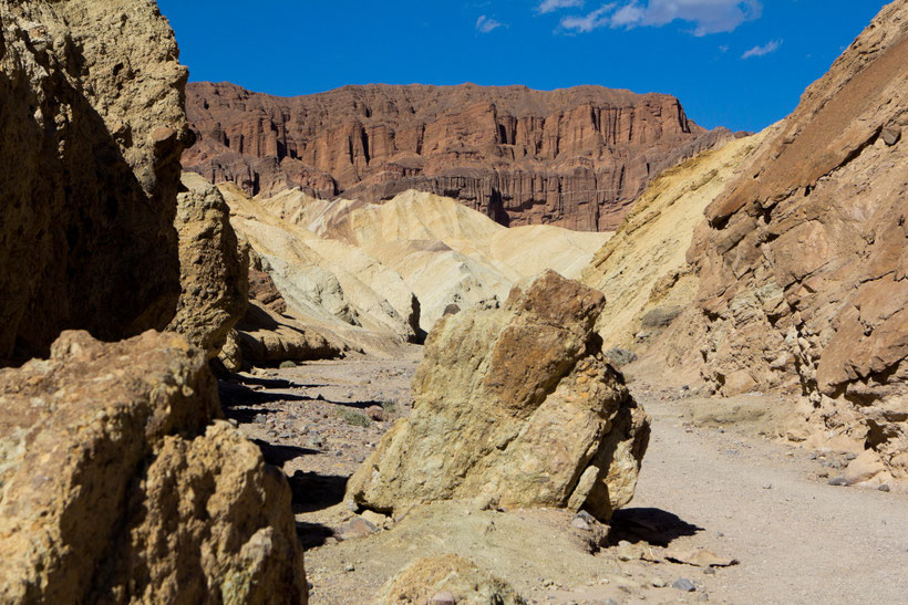 Auksinis tarpeklis - Golden Canyon Mirties slėnyje