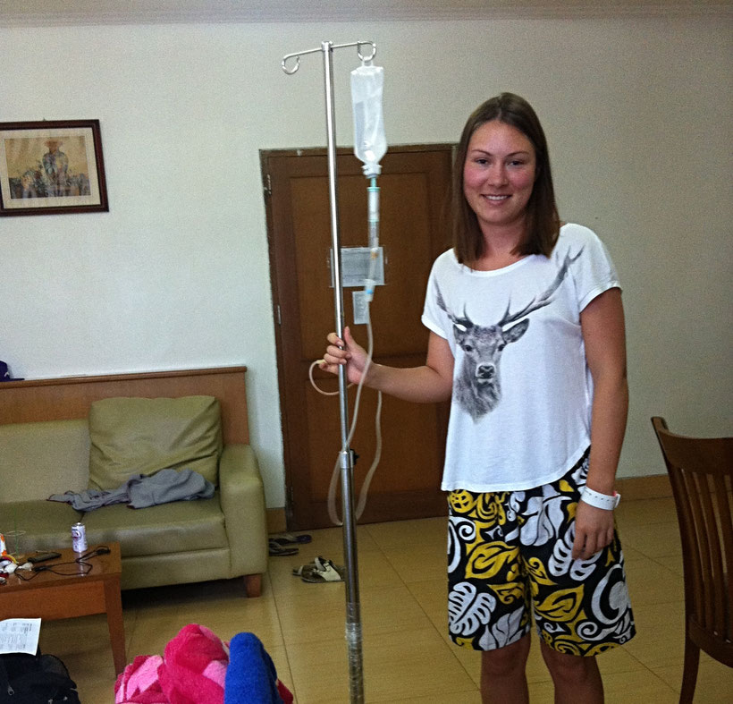 Suffering from dengue fever Indonesia