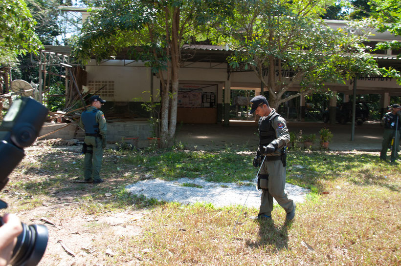 23. Februar 2012: Bombenexplosion an der Samukkee School in Yala.
