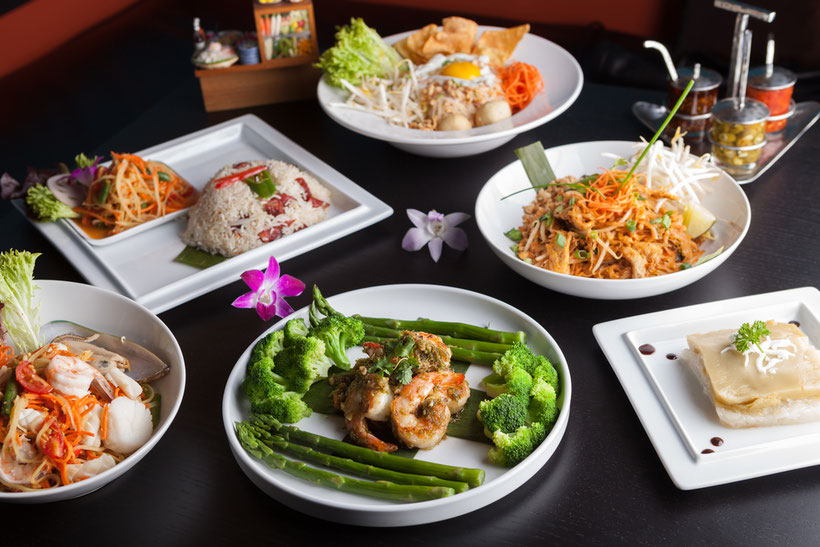Thailändische Gerichte oder auch Thai-Food