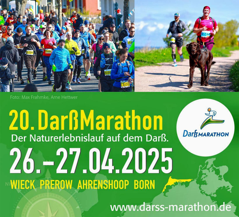 20. Darß Marathon Wieck Prerow Ahrenshoop Born - Laufen auf dem Fischland Darss Zingst