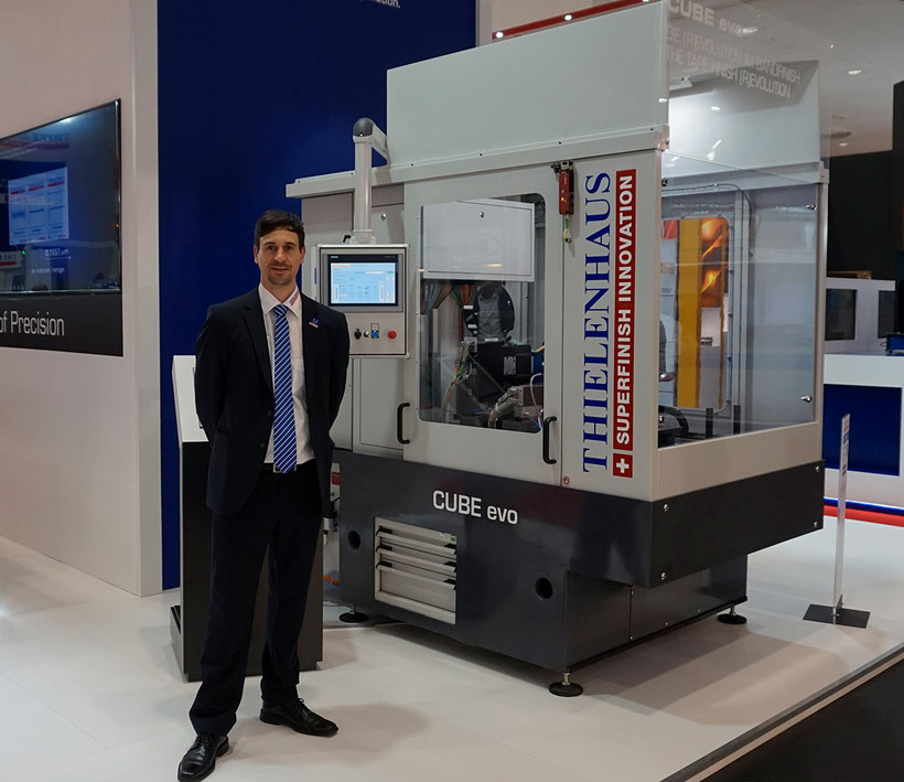 The new CUBE evo of Thielenhaus Superfinish Innovation presented at the EMO 2019
