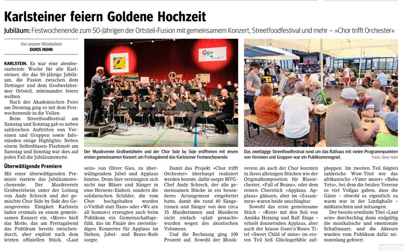 MOVE - Konzert für Chor und Orchester; Main-Echo v. 07.07.2025