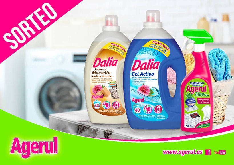 sorteo de productos de limpieza
