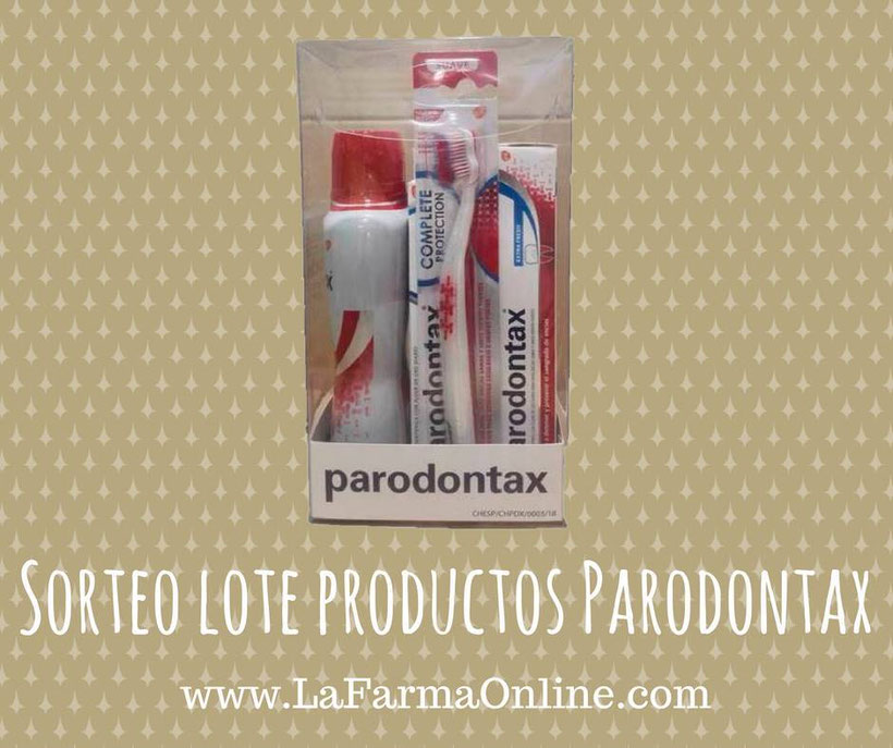 sorteo de productos de  higiene bucal