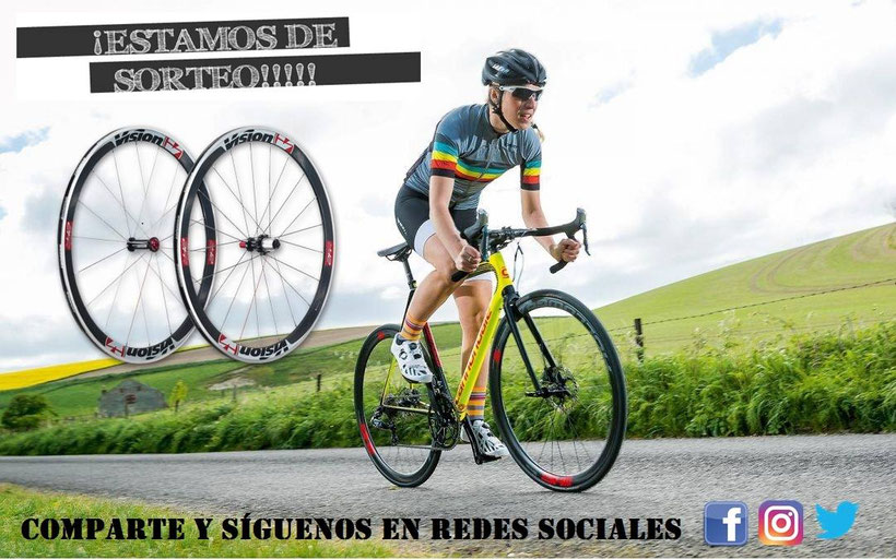 sorteo de ruedas de bicicletas