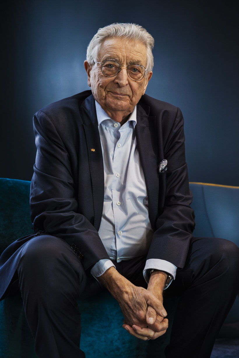 Foto von FDP-Politiker Urgestein Gerhart Baum, 2024 | Fotografin: Anne Hufnagl, Berlin