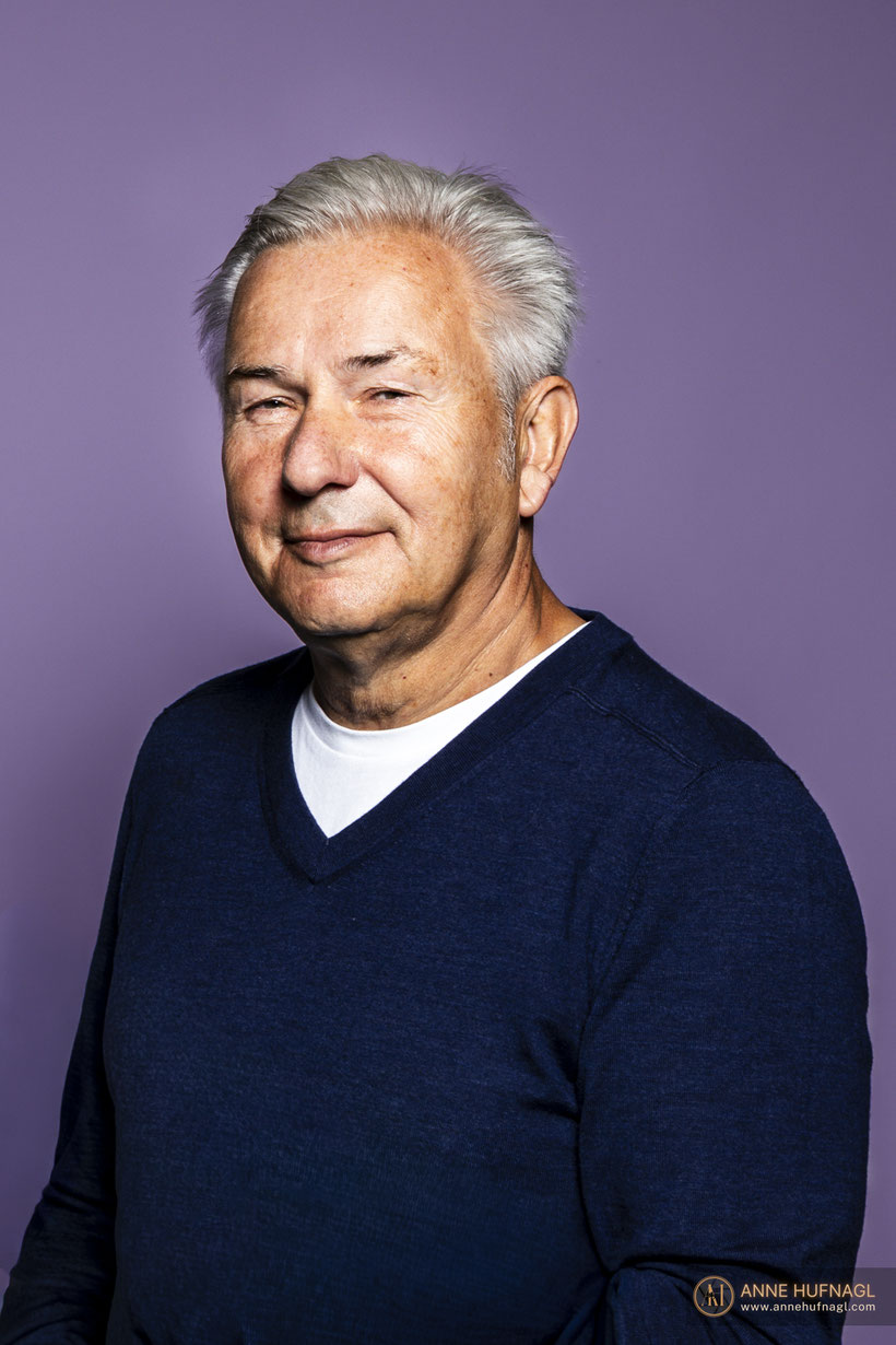 Studioporträt Klaus Wowereit von Politikfotografin und Speakerin Anne Hufnagl