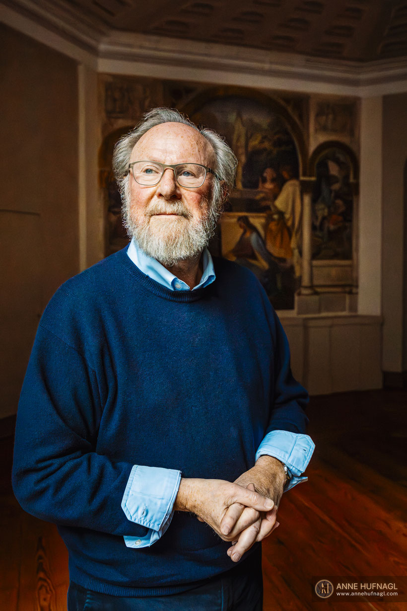 Porträtfoto von Politiker Wolfgang Thierse 2025 | Fotografin: Anne Hufnagl, Berlin