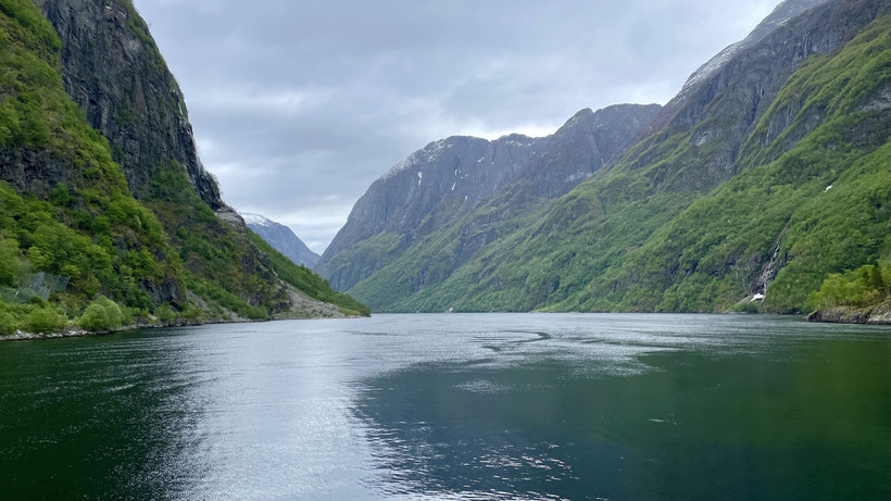 Auf dem Naeroyfjord