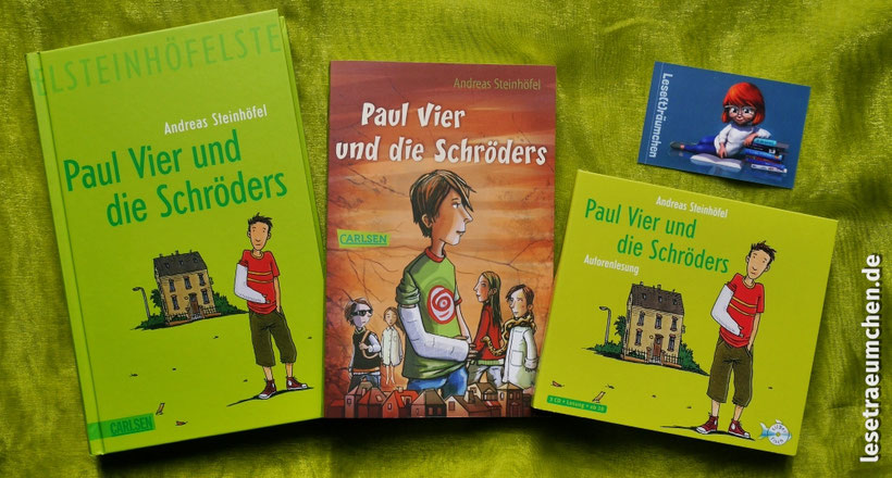 Andreas Steinhöfel: Paul Vier und die Schröders/Leseträumchen