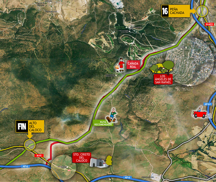 Ruta del Esquileo. Tramo 16: Los Ángeles de San Rafael - Sto. Cristo del Caloco