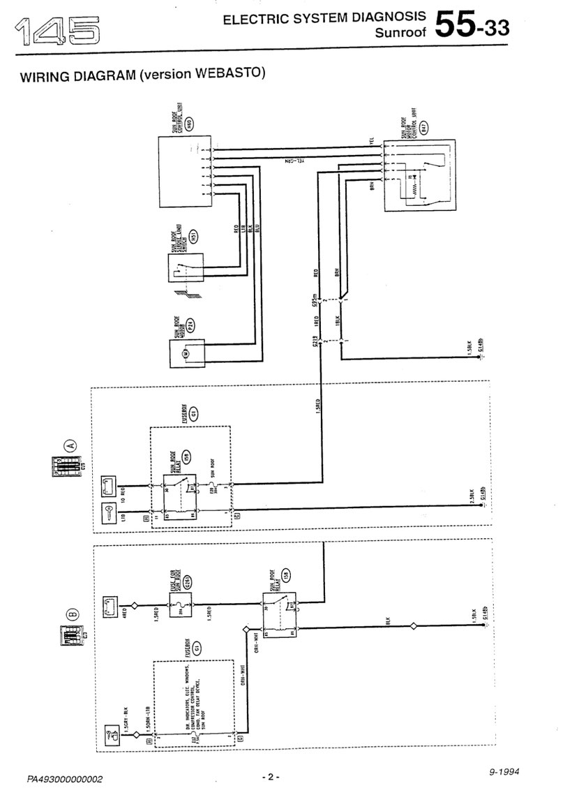 ALFA ROMEO 145 Wiring Diagrams - Car Electrical Wiring Diagram